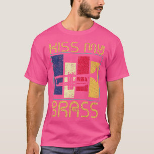 Funny Kiss My Brass - Jazz Pun Trompet T-shirt