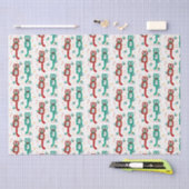  Funny Kit Kat met kerstpapier Tissuepapier (Craft)