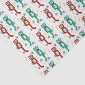 Funny Kit Kat met kerstpapier Tissuepapier (Detail)