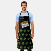 Funny Kitchen Biohazard Bruss Schort (Gedragen)