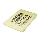 Funny kitchen cooking word art  badmat (Gekanteld)