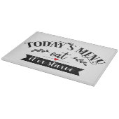 Funny Kitchen, het menu van vandaag eet het op of  Snijplank (Hoek)