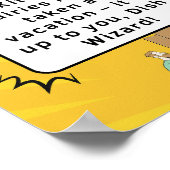 Funny Kitchen Poster - Dirty Dishes Alert voor Her (Hoek)