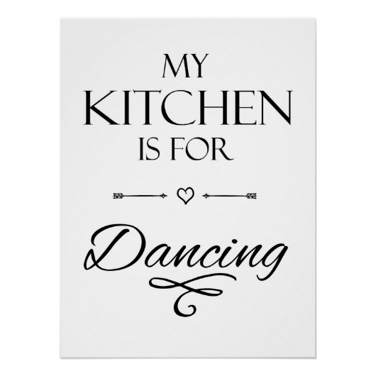 Funny Kitchen Quote Perfect Poster (Voorkant)