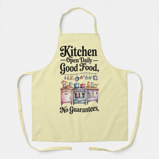 Funny Kitchen Series Design #2 Schort (Voorkant)