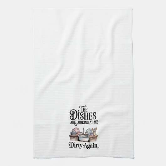 Funny Kitchen Series Design #5 Theedoek (Verticaal)