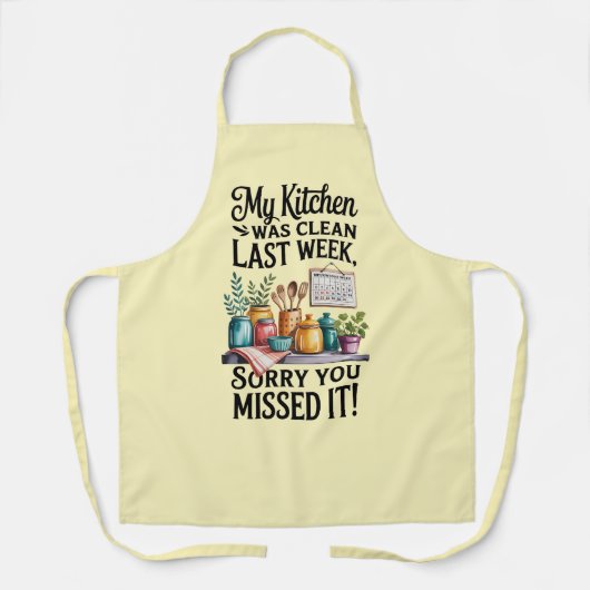 Funny Kitchen Series Design #6 Schort (Voorkant)