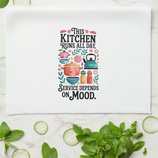 Funny Kitchen Series Design #6 Theedoek (Gevouwen)