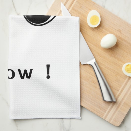 Funny Kitchen Towel, met een merkwaardige speelse  Theedoek (Quarter Fold)