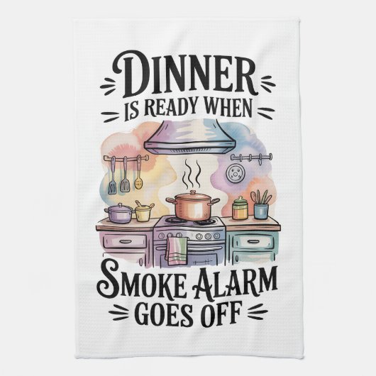 Funny Kitchen Towel Quote Dish Theedoek (Verticaal)