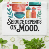 Funny Kitchen Towel Quote Dish  Theedoek (Gevouwen)