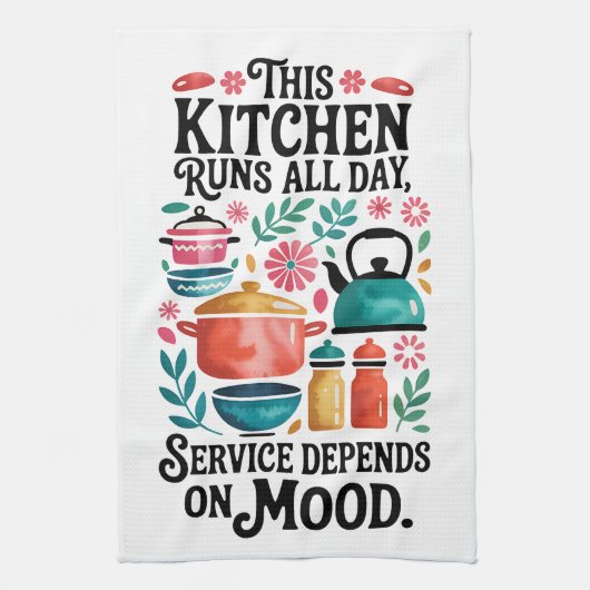 Funny Kitchen Towel Quote Dish  Theedoek (Verticaal)
