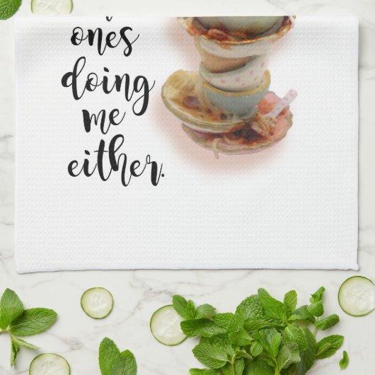 Funny Kitchen Towel voor het drogen van de verniss Theedoek (Gevouwen)