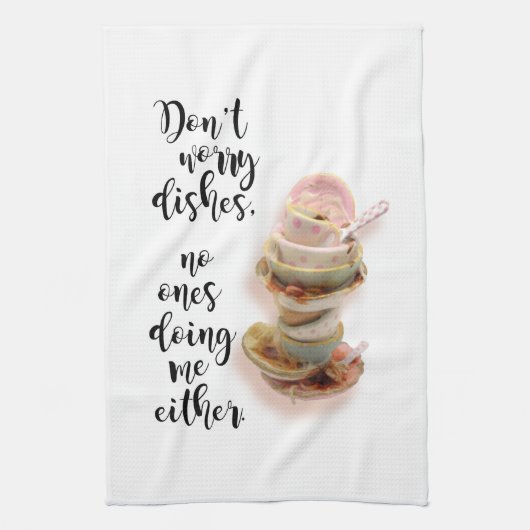 Funny Kitchen Towel voor het drogen van de verniss Theedoek (Verticaal)