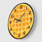 Funny Kitchen Waffle Theme Wall Grote Klok (Hoek)