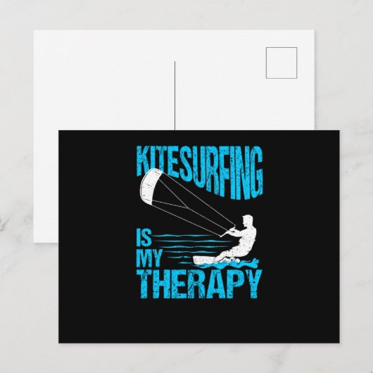 Funny Kitesurfing Kiteboard Surfer Kitesurfing Briefkaart (Voorkant / Achterkant)