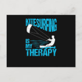Funny Kitesurfing Kiteboard Surfer Kitesurfing Briefkaart (Voorkant)