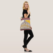 Funny Kitschy Retro, diepgevroren inwendige illust Tote Bag (Op model)