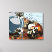 Funny Kitten Canvas Afdruk (Voorkant)
