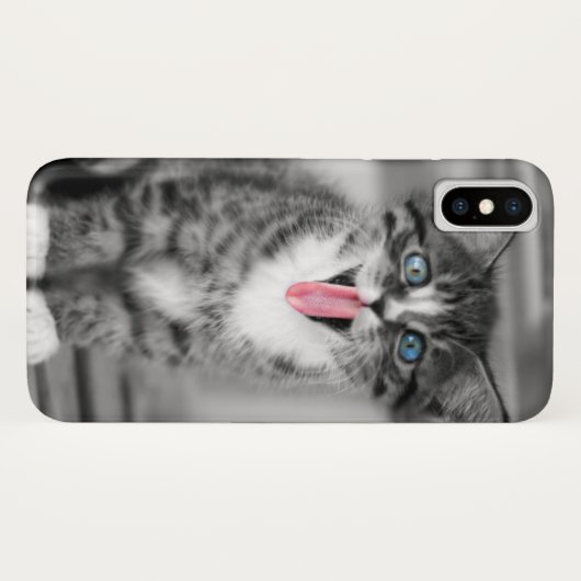 Funny Kitten Case-Mate iPhone Case (Achterkant (horizontaal))