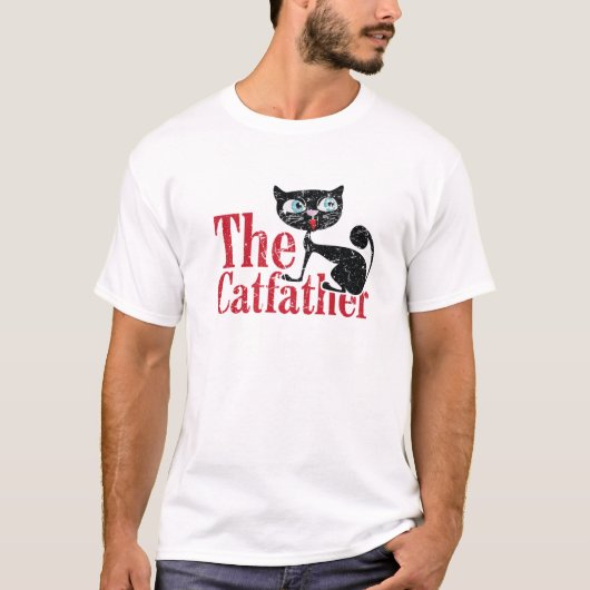 Funny Kitten Cat Lover Vintage T-shirt (Voorkant)