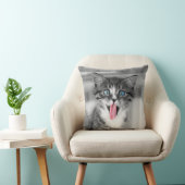 Funny Kitten Kussen (Stoel)