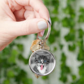 Funny Kitten Sleutelhanger (Hand)