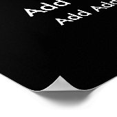 Funny Kitty Cat Face Poster (Hoek)