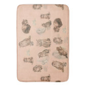 FUNNY KITTY CAT STORIES IN PINK BADMAT (Voorkant Verticaal)