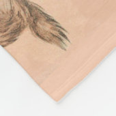 FUNNY KITTY CAT STORIES IN PINK FLEECE DEKEN (Hoek)