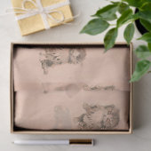 FUNNY KITTY CAT STORIES IN PINK TISSUEPAPIER (Geschenk)