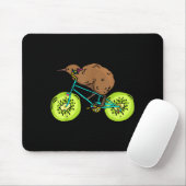 Funny Kiwi Biker Cycling Gift New Zealand  Muismat (Met muis)