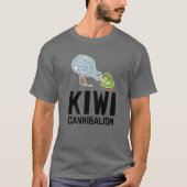 Funny Kiwi Bird Gift Cannibalism for Fruit Lover T-shirt (Voorkant)