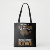 Funny Kiwi Birds Sarcastic Zoo Bird Lover Tote Bag (Voorkant)