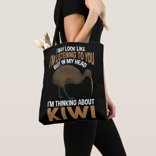 Funny Kiwi Birds Sarcastic Zoo Bird Lover Tote Bag (Dichtbij)
