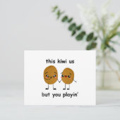 Funny Kiwi Briefkaart (Staand voorkant)