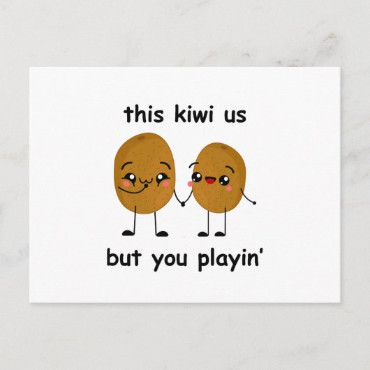 Funny Kiwi Briefkaart (Voorkant)