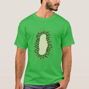 Funny Kiwi Lazy Easy Fruit Matting Halloween Cost T-shirt