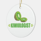 Funny Kiwi Lover Keramisch Ornament (Links)