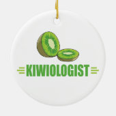 Funny Kiwi Lover Keramisch Ornament (Achterkant)