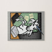 FUNNY KLERICAL GRAPHIC UNICORD VERTICAL PUZZEL (Horizontaal)