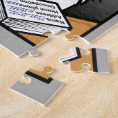 FUNNY KLERICAL GRAPHIC UNICORD VERTICAL PUZZEL (Zijkant)