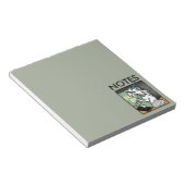 FUNNY KLERICAL RECEPTIONIST UNICORN NOTEPAD NOTITIEBLOK (Schuin)
