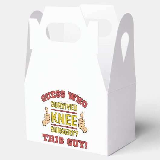 Funny Knee-chirurgie Bedankdoosjes (Geopend)