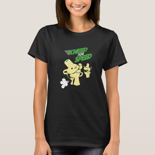 Funny Knee Design, Cute Knee Surgery Replacement R T-shirt (Voorkant)