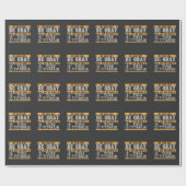 Funny Knee Replacement Ouder Gray Hair Surgery Cadeaupapier (Vlak)