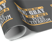 Funny Knee Replacement Ouder Gray Hair Surgery Cadeaupapier (Rol Hoek)