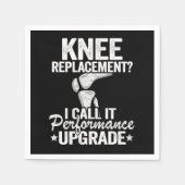Funny Knee Replacement Surgery Performance Upgrade Servet (Voorkant)