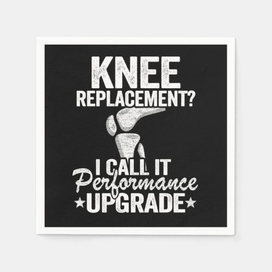 Funny Knee Replacement Surgery Performance Upgrade Servet (Voorkant)
