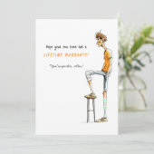 Funny Knee Surgery Get Well Card – Rock This Joint Kaart (Staand voorkant)